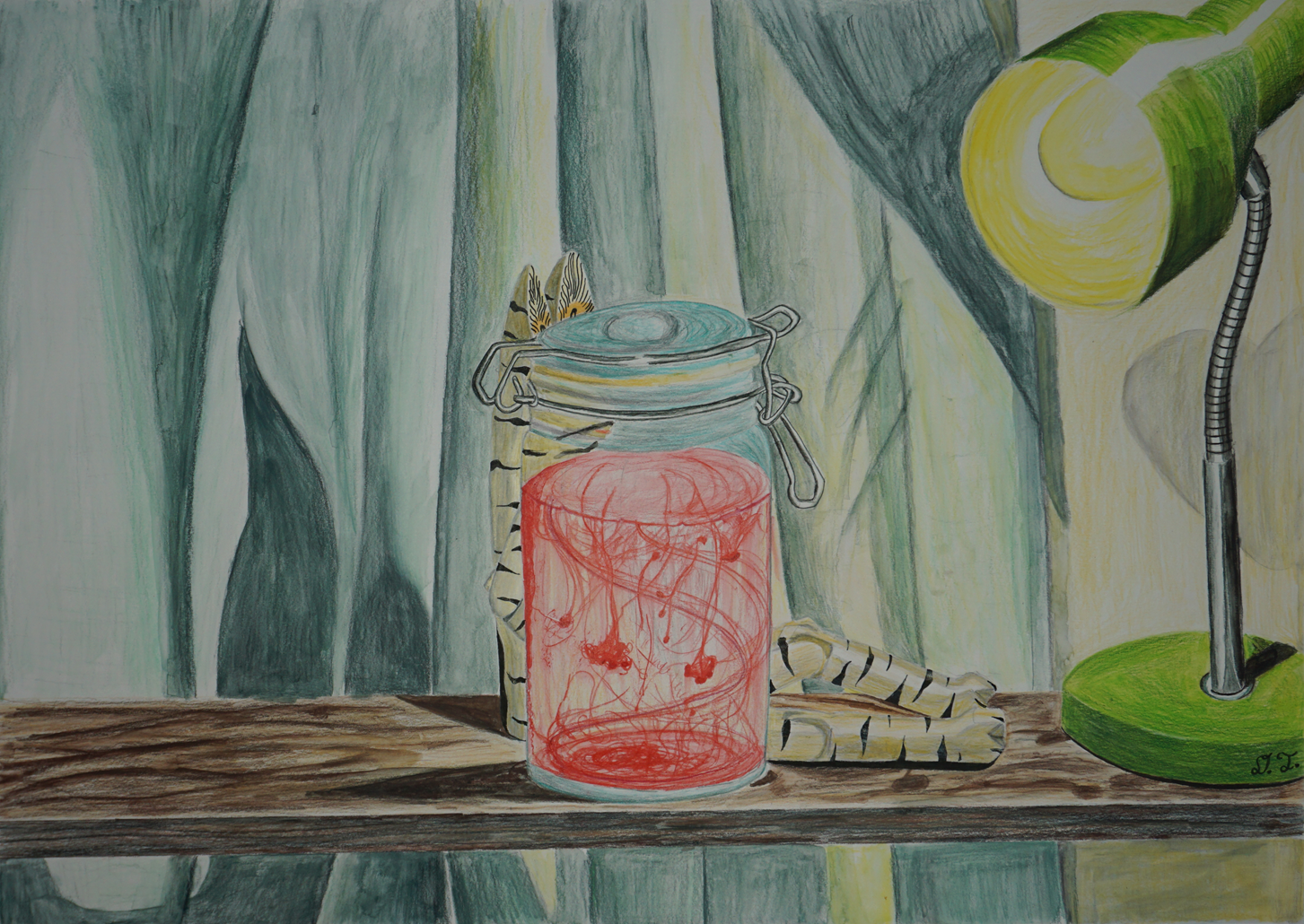 The Science Experiment drawing